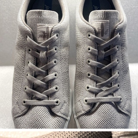 Johnnie-O Techknit Light Grey Sneakers Size 11 - Picture 8 of 11